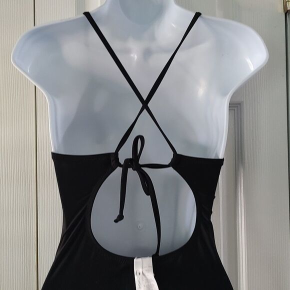 Women's One Piece Swimsuit Halter Tummy Control Multiway Swimwear Bathing Suit - Picture 7 of 9